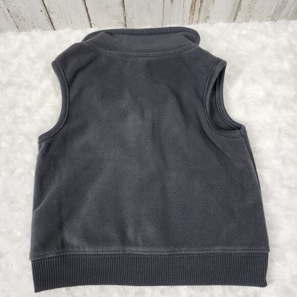 Carter's Zip Up Vest Black Size 18m - Picture 2 of 7